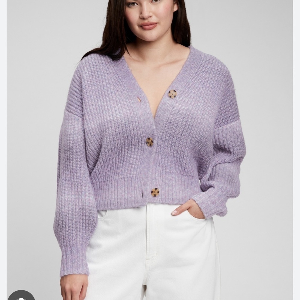 Purple Gap Button-up Cardigan size Medium